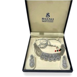 Soni Sapphire Jewelery Set